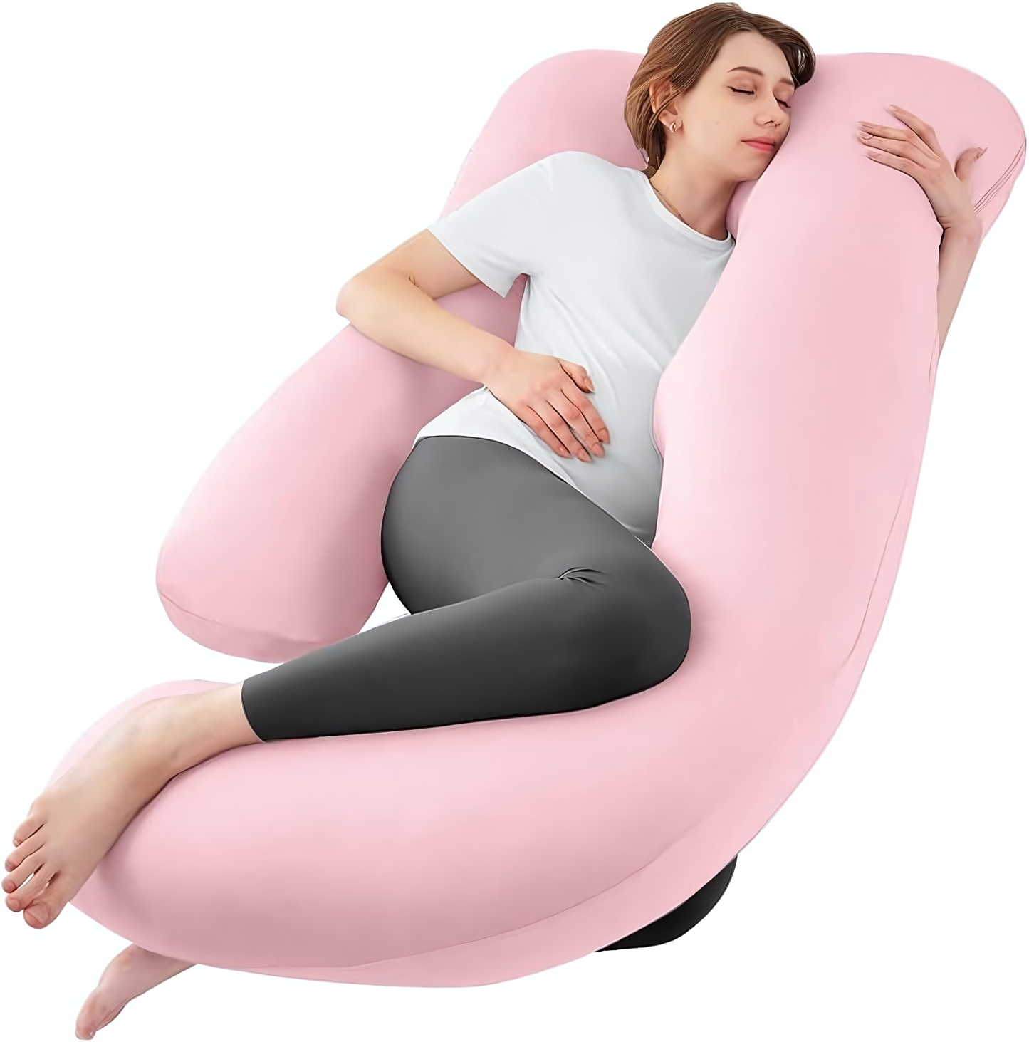 Premium Full Body Pregnancy Pillow for Comfortable Sleep | Maternity Support Pillow for Back, Belly & Legs