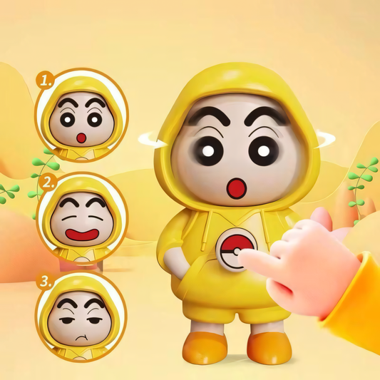 Shinchan Face Changing Keychain | Cute Anime Keyring for Shinchan Fans