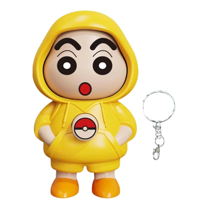 Shinchan Face Changing Keychain | Cute Anime Keyring for Shinchan Fans